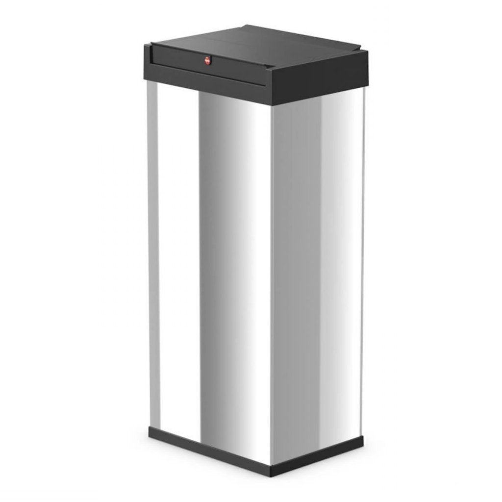 Hailo 0860-211 poubelle big-box swing xl 52l acier inoxydable