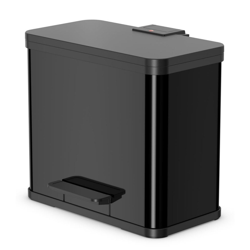 Hailo 0630-260 oko duo plus l poubelle à pédale 17+9l noir