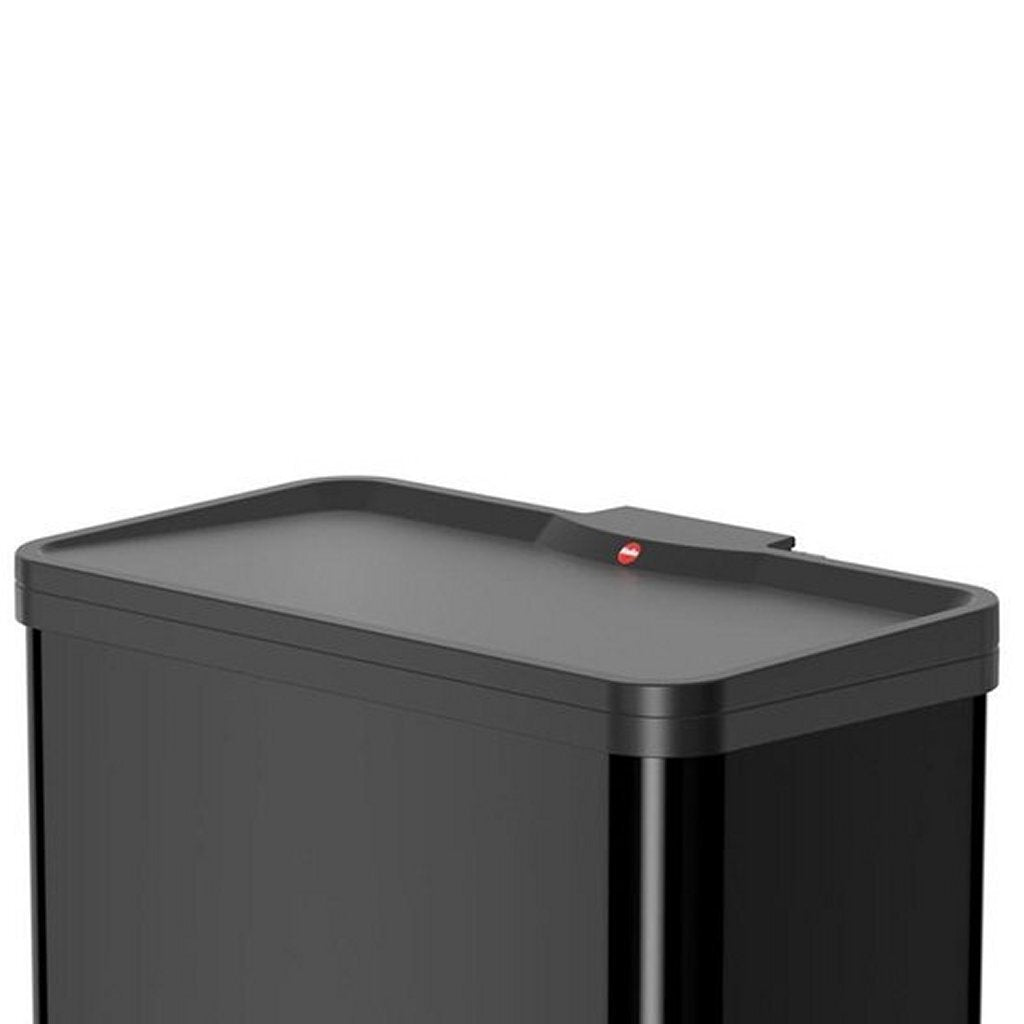 Hailo 0630-260 oko duo plus l poubelle à pédale 17+9l noir