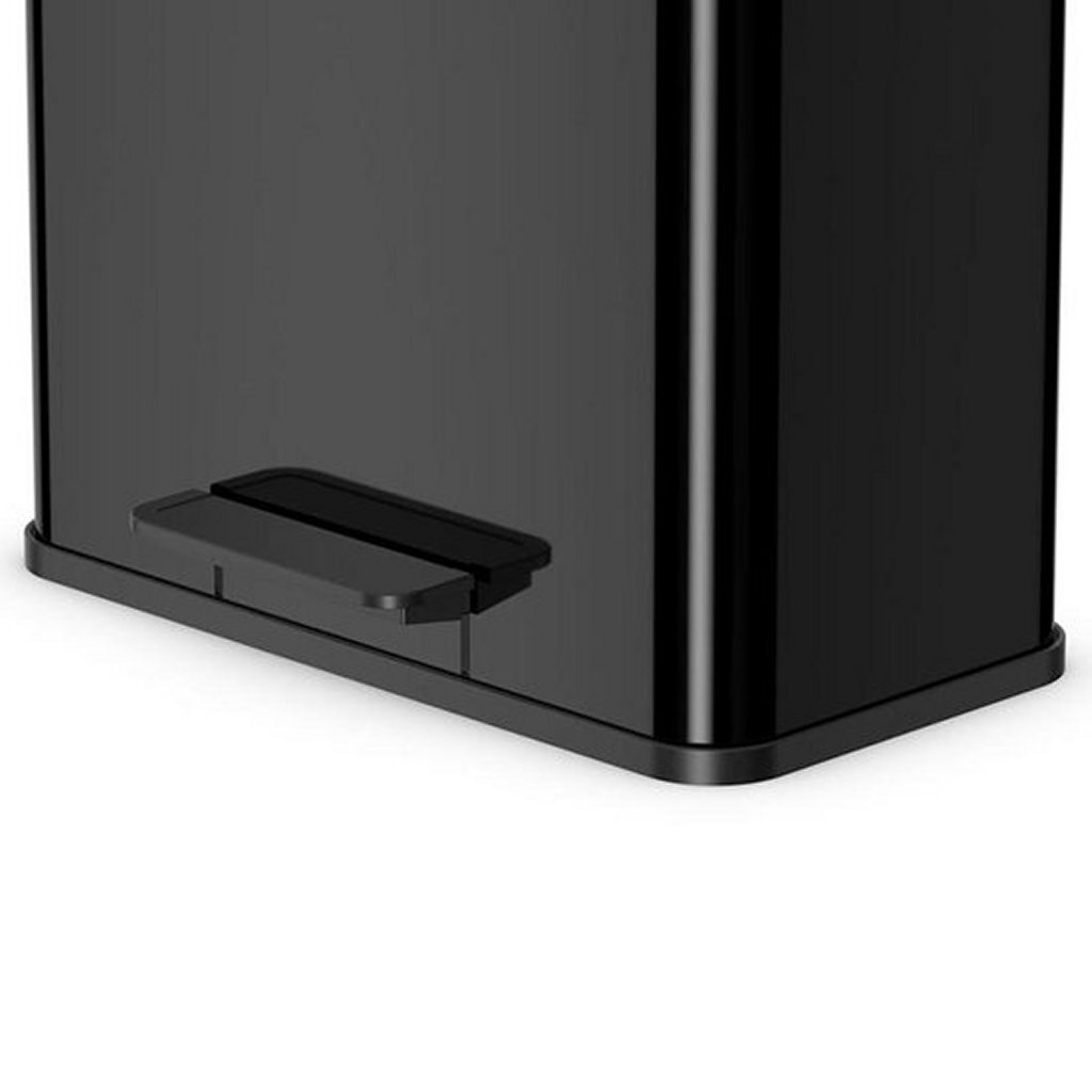 Hailo 0630-260 oko duo plus l poubelle à pédale 17+9l noir