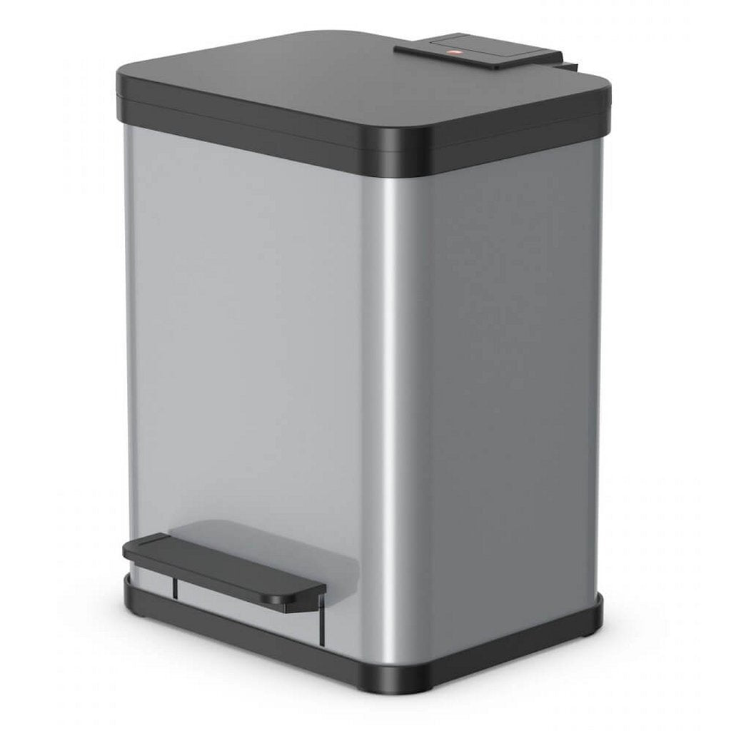 Hailo 0619-220 ouml;ko uno plus m poubelle à pédale 17l gris