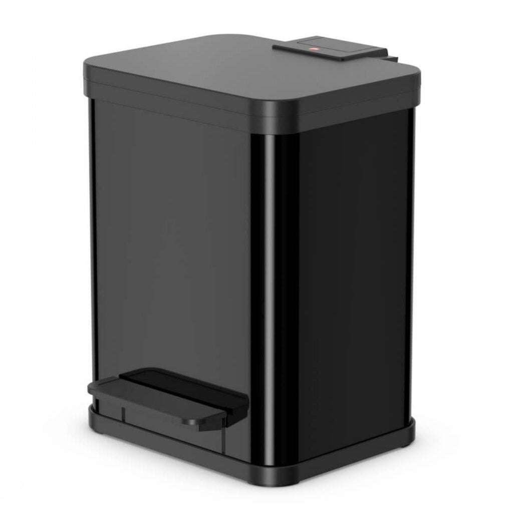 Hailo 0619-260 öko uno plus m poubelle à pédale 17l noir