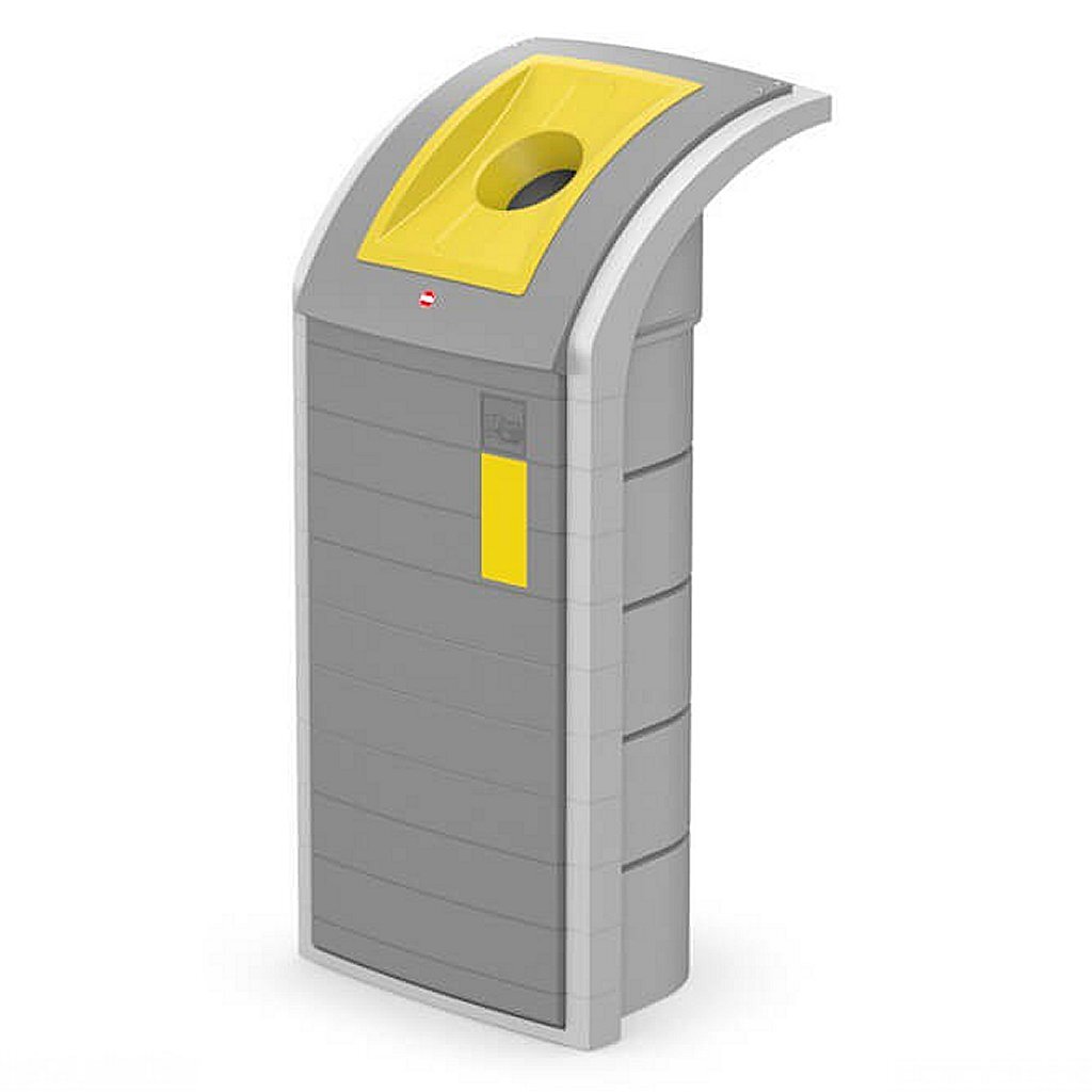 Hailo Hailo 0912-590 ProfiLine WSB Design Plus XXXL Séparateur de déchets 120 L Gris
