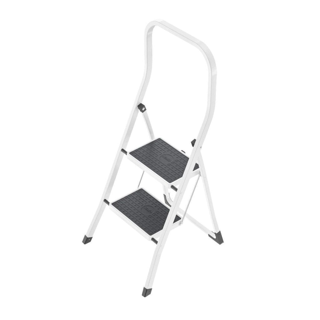 Hailo 4352-001 escalier domestique 2 marches blanc noir