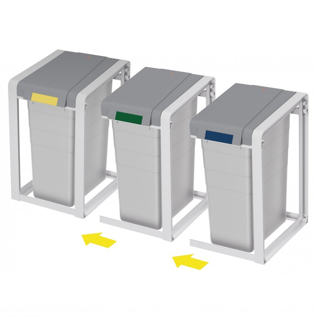 Hailo 0935-202 profiline öko xl (unité de base) séparateur de déchets 38l gris