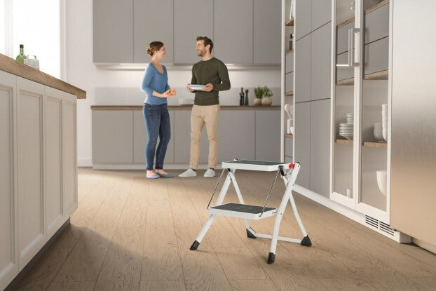 Hailo 4310-001 mk60 standardline tabouret d'escalier 2 marches