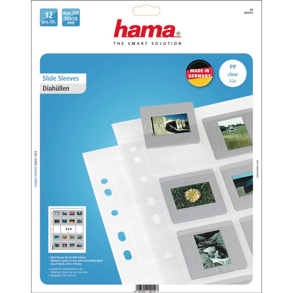 Hama feuilles négatives 5x5 20 12 pièces