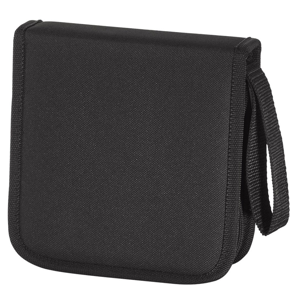 Hama portefeuille en nylon 32 cd noir rouge
