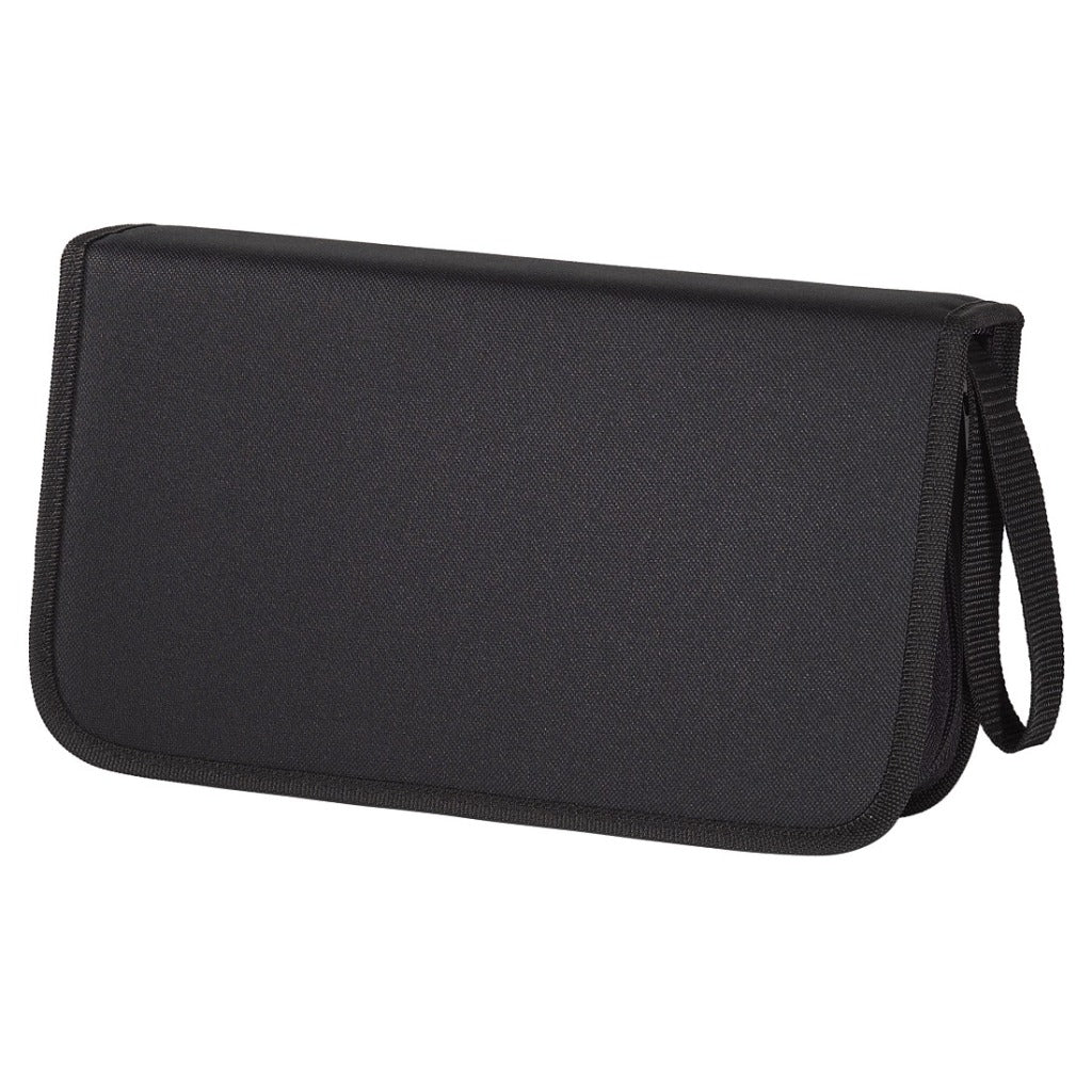 Hama portefeuille en nylon 104 cd noir rouge
