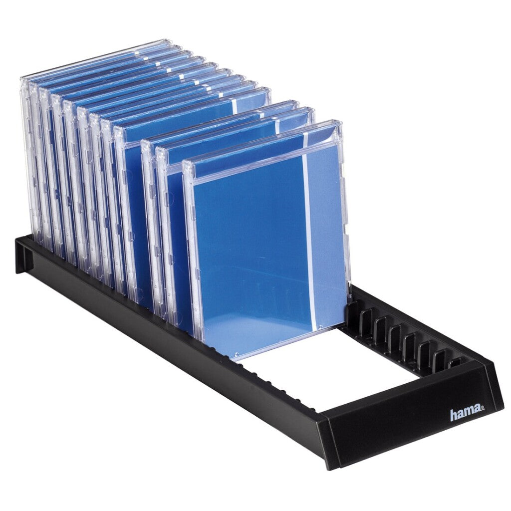 Support pour flipper Hama pour 22 CD, noir