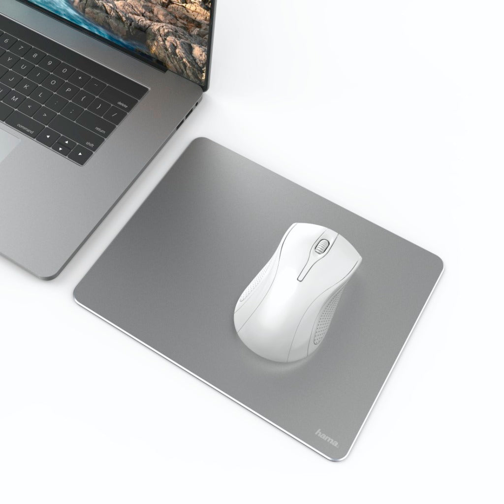 Hama Tapis de souris Aluminium Argent