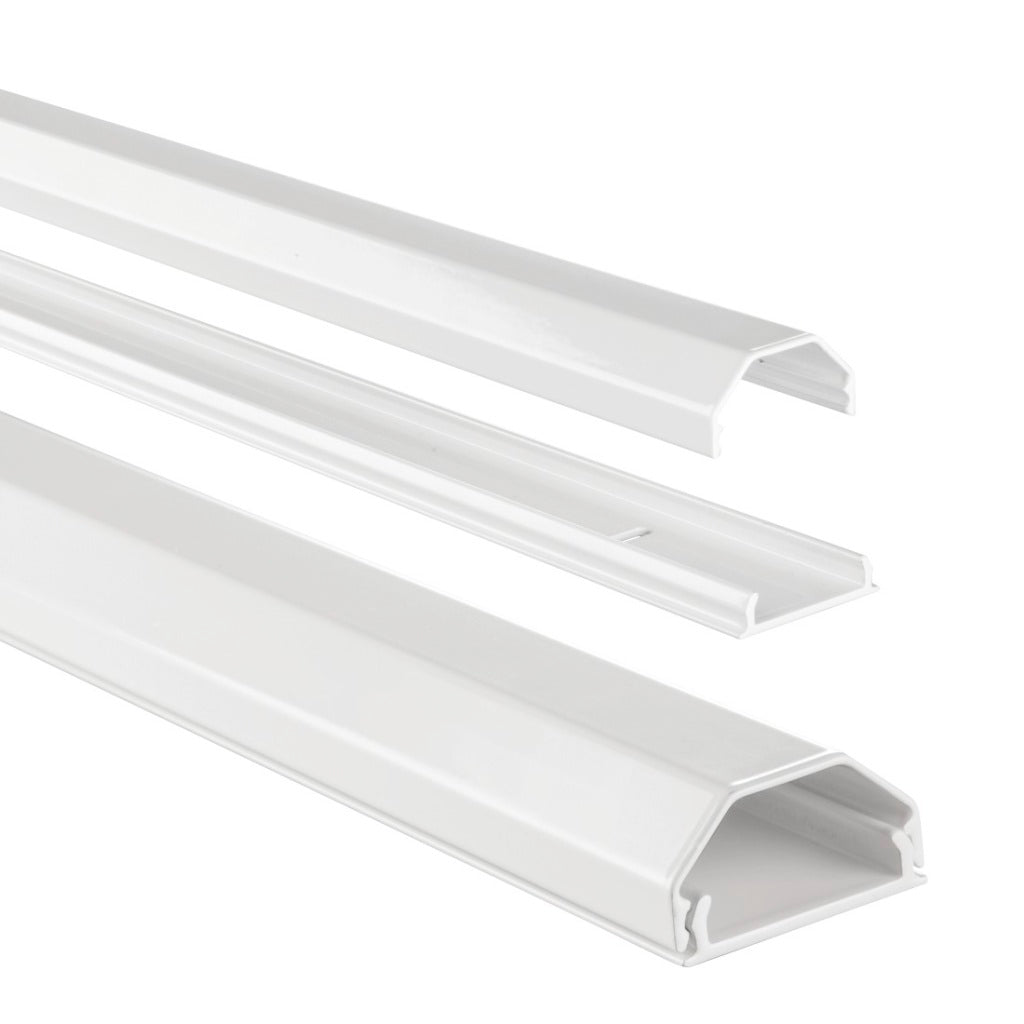 Hama Goulotte de câbles en aluminium angulaire 110 3,3 1,7 cm blanc
