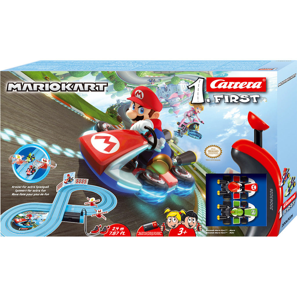 Premier circuit de course Carrera, 2,4 m - Mario Kart