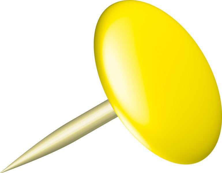 Alco al-151-13 punaises soleil 9,5 mm laiton boîte de 100 pièces jaune