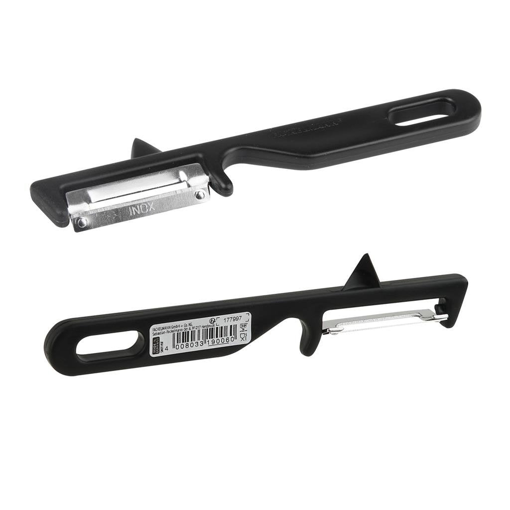 Fackelmann éplucheur pp noir acier inoxydable