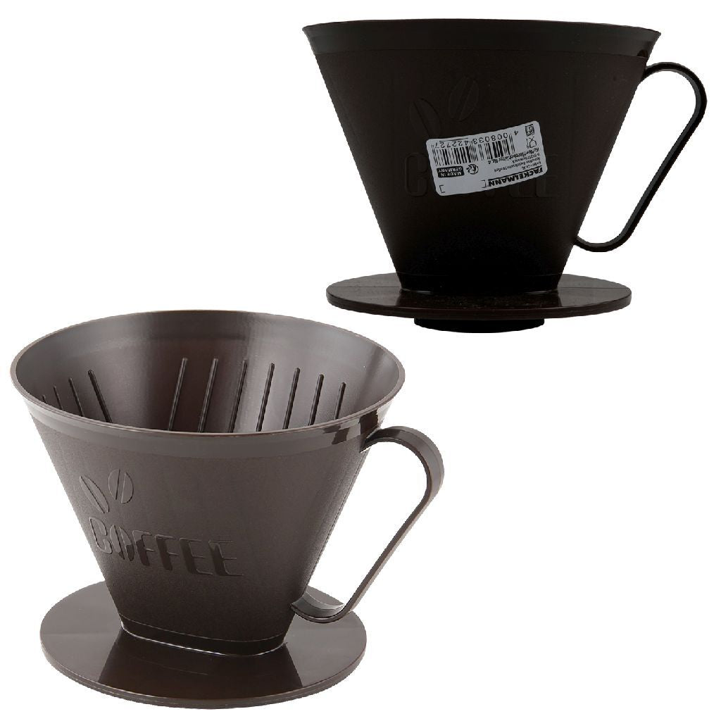 Porte-filtre à café Fackelmann no. 4 marron