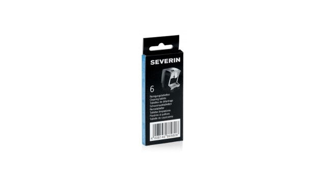 Severin zb8698 tablettes de nettoyage pour machines à café expresso, 6 pièces