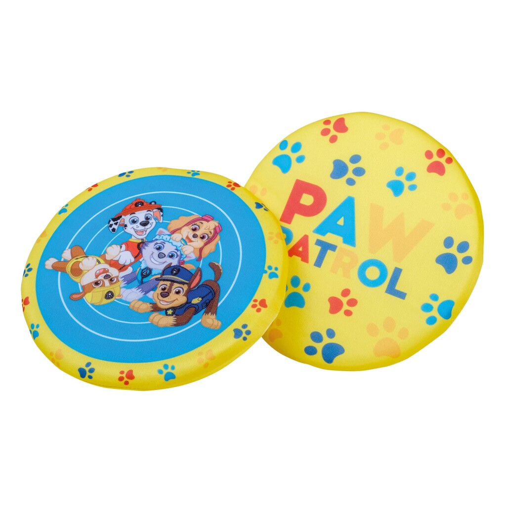 Frisbee éponge Paw Patrol 19 cm jaune bleu