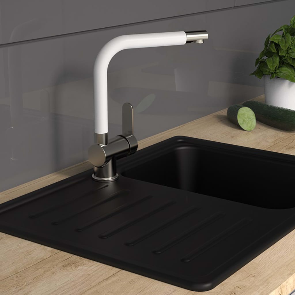 SCHUTTE ONE-BUTTON BUXER CRANE AVEC RIO RIO RIO en acier inoxydable Matt White