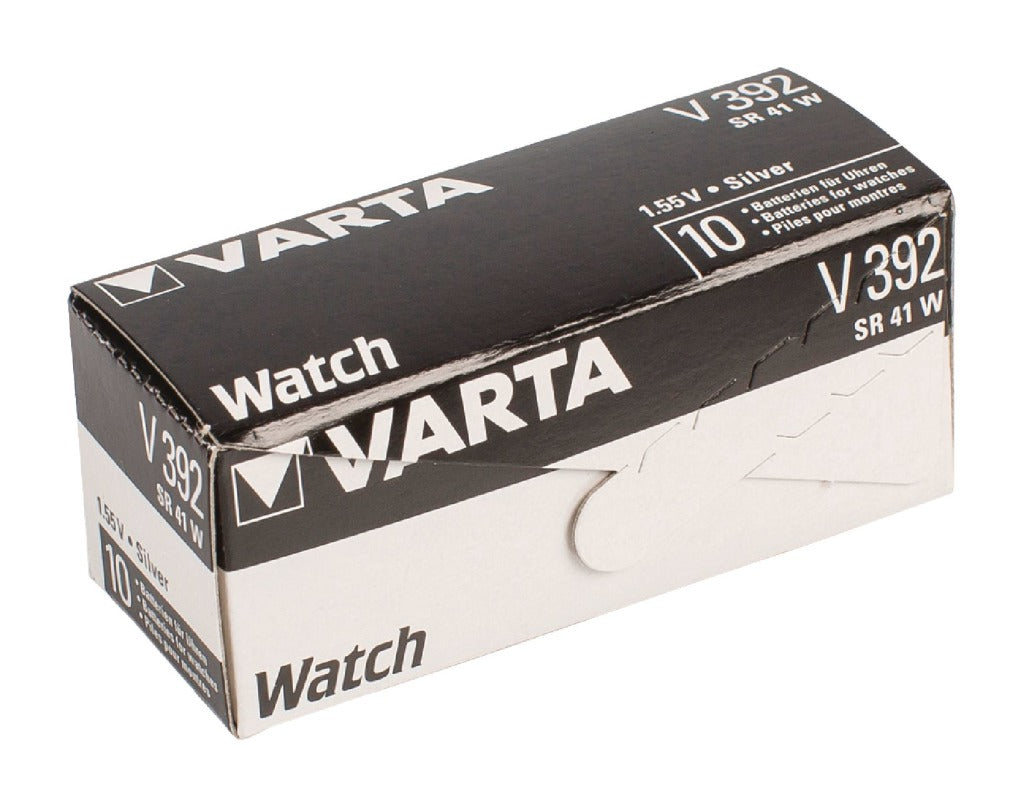 Pile bouton Varta v392 argent