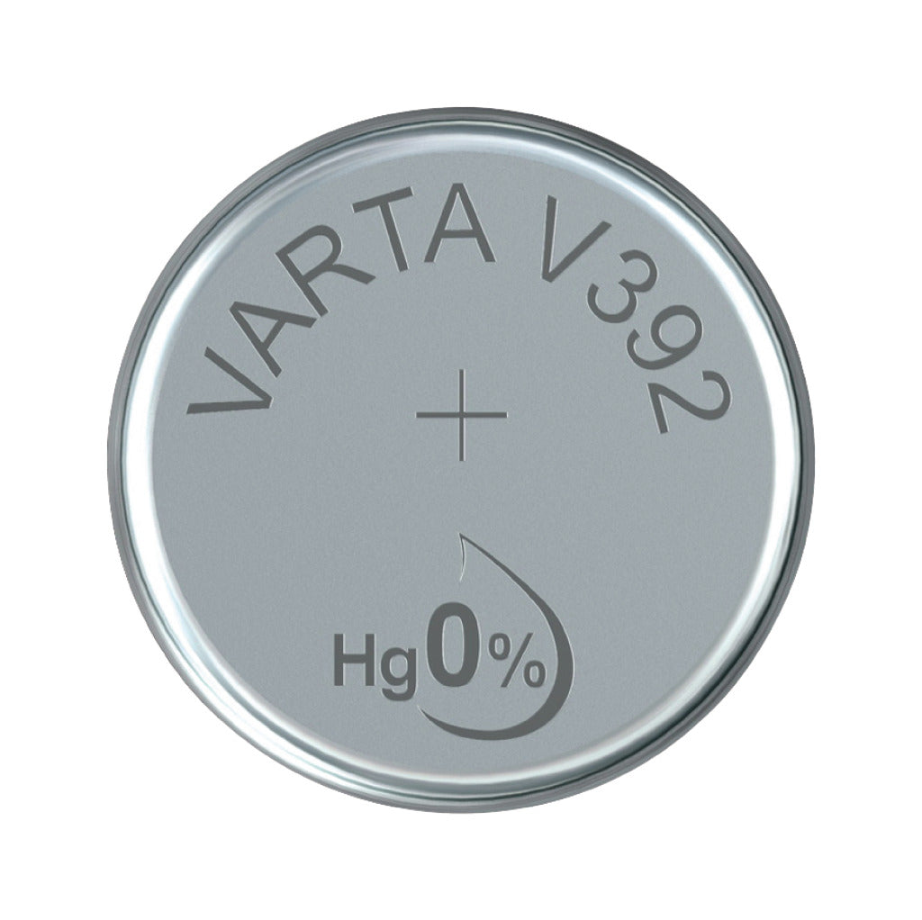 Pile bouton Varta v392 argent