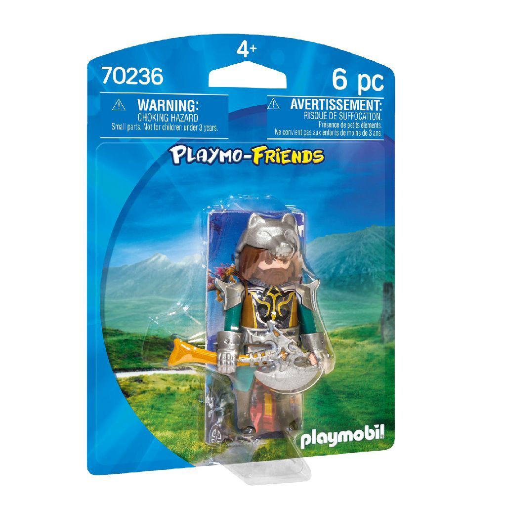Playmobil 70236 playmo-friends guerrier loup