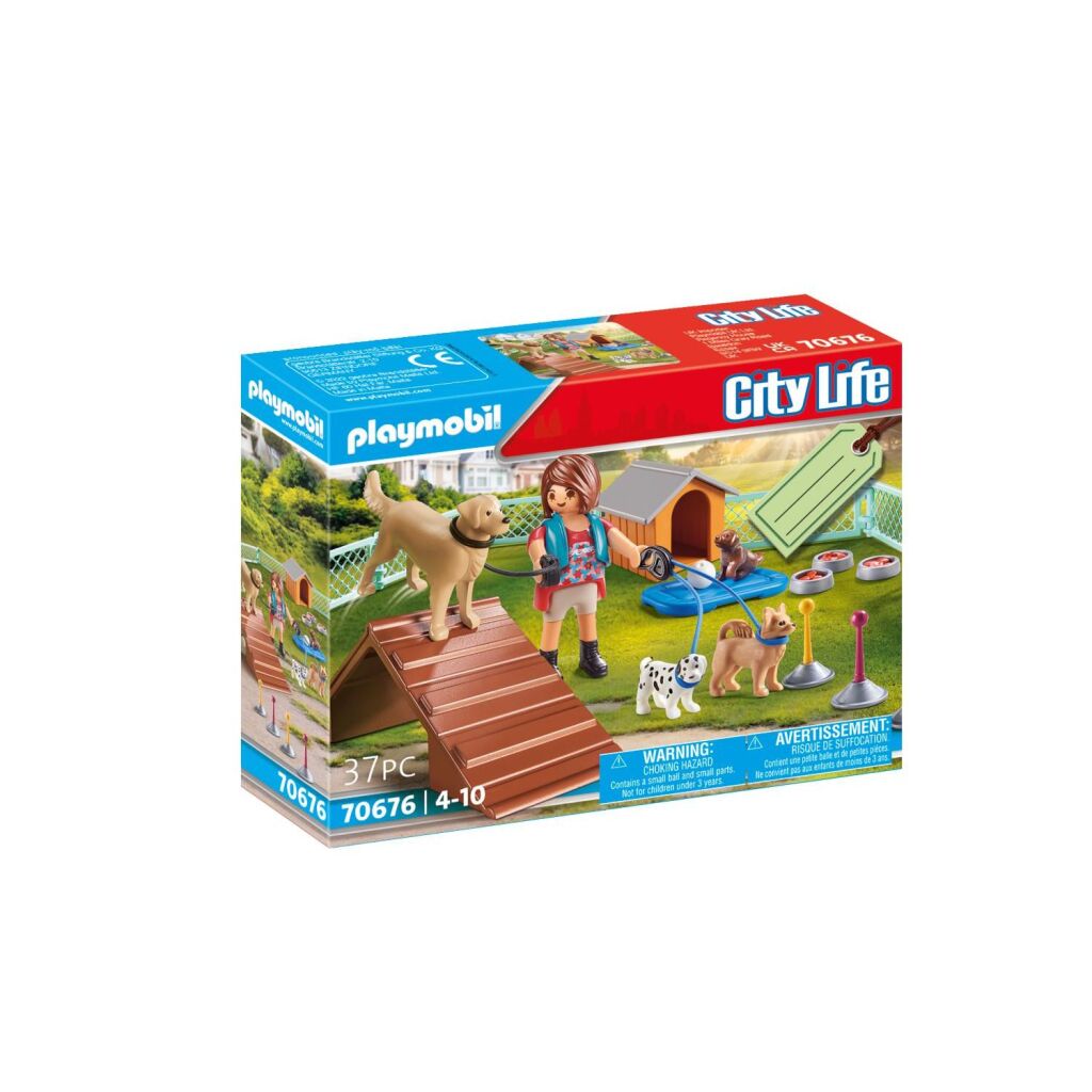 Playmobil 70676 coffret cadeau city life dresseur de chiens