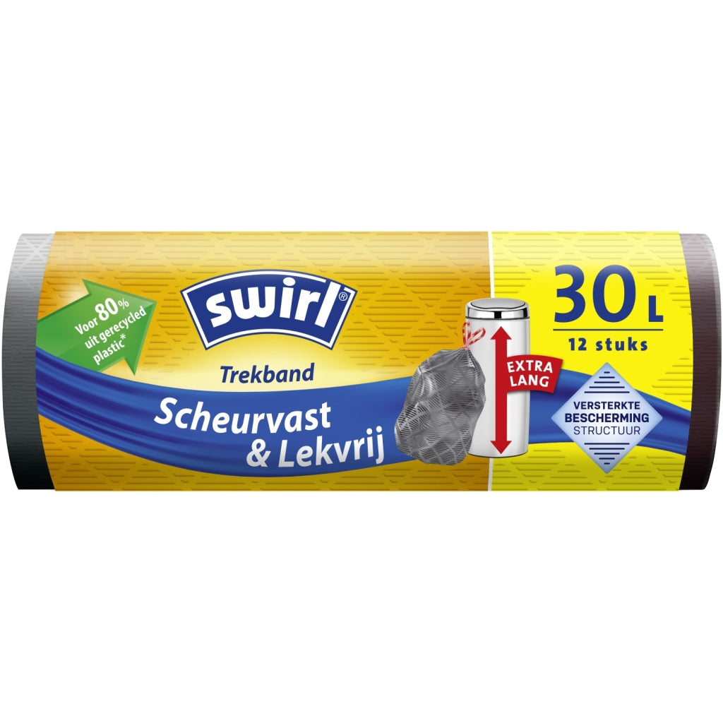 Sacs poubelles à pédale Swirl XL avec cordon 30l 12 pièces