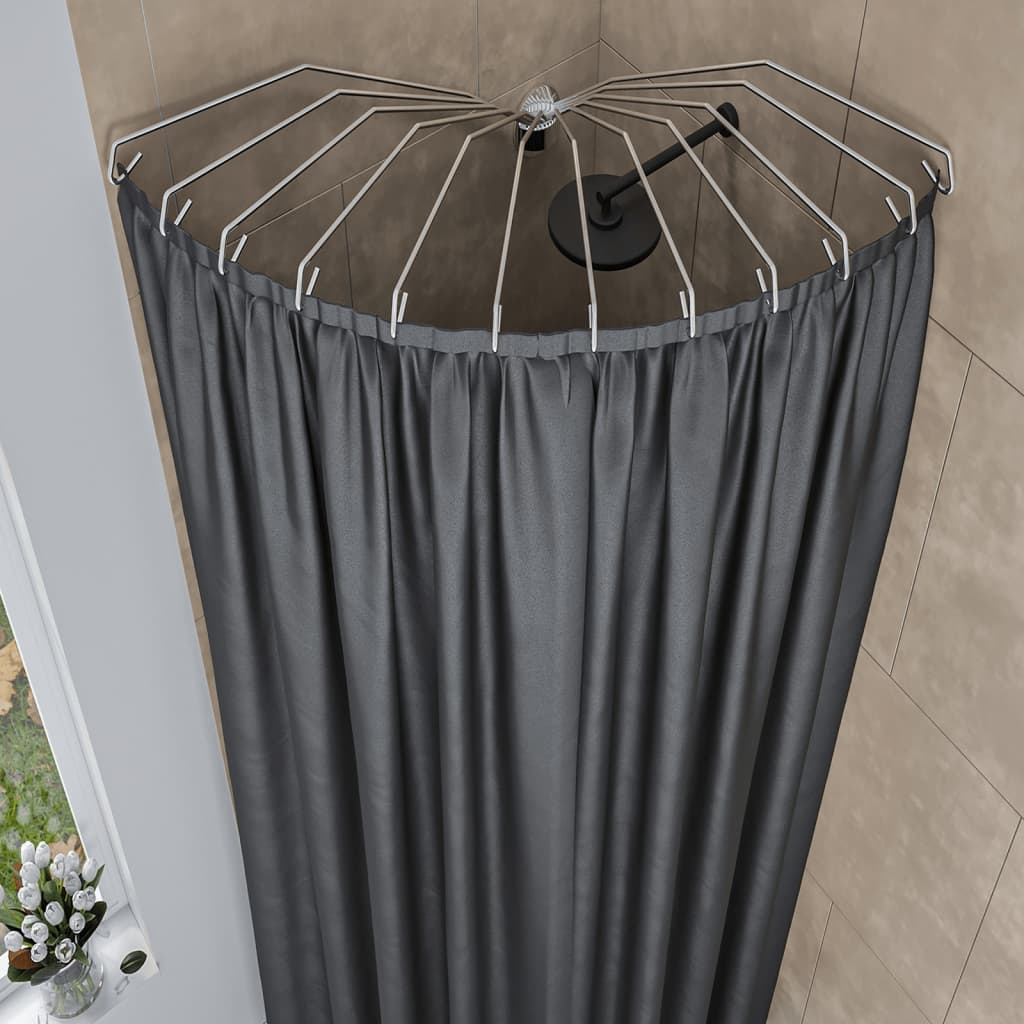 Parapluie de la tige de douche de douche en peau de sceaux