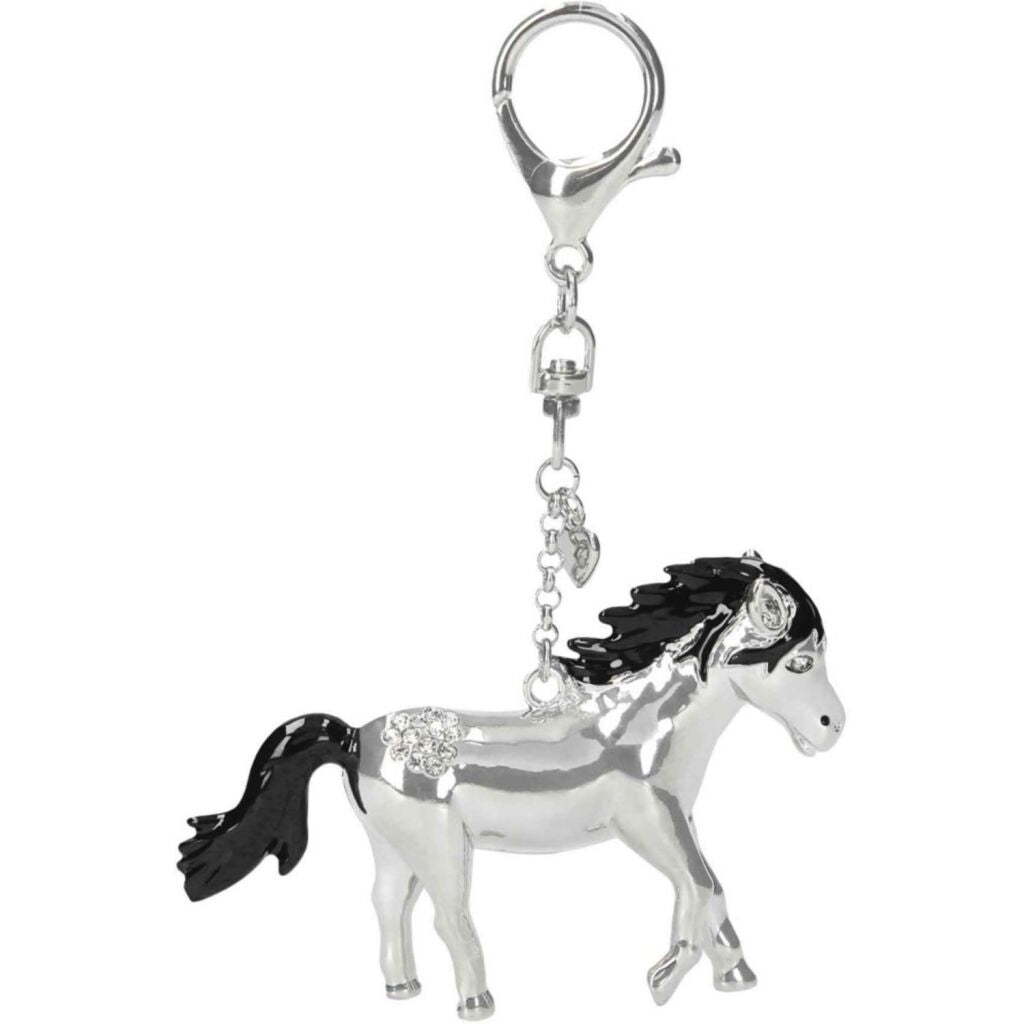 Porte-clés rêves de chevaux basiques argent