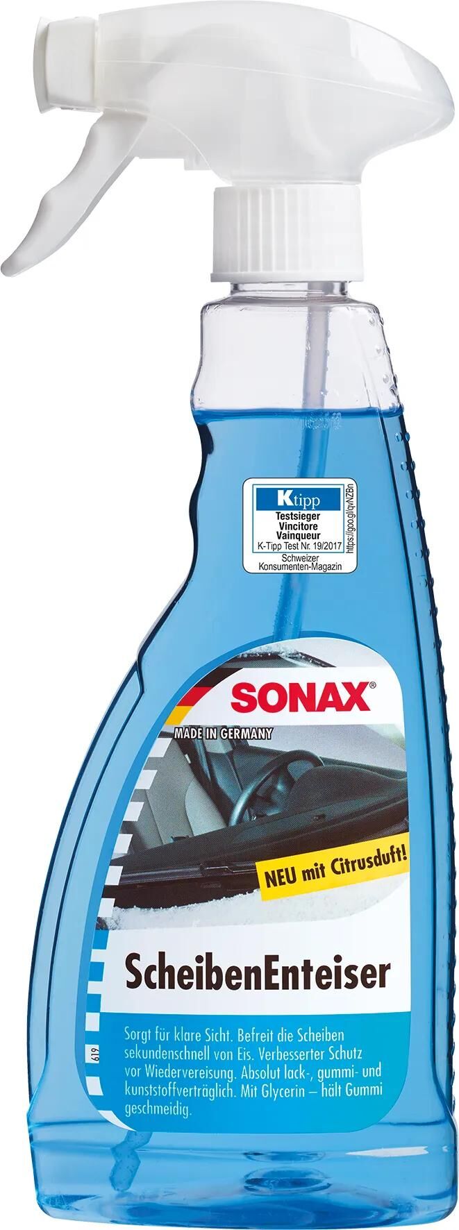 Sonax Dégivreur de fenêtre Dégivreur de pare-brise Bouteille de 500 ml