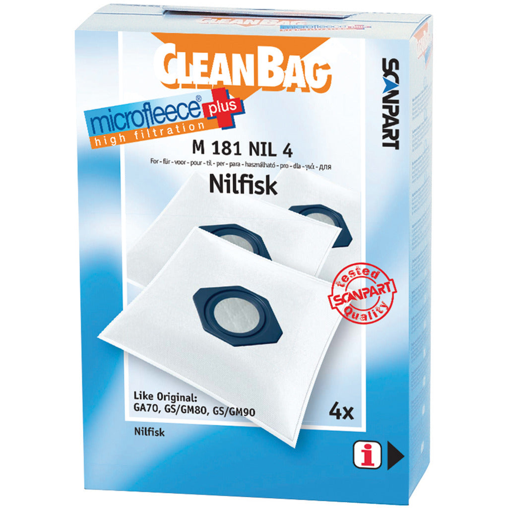 Sac à poussière Scanpart micropolaire+ nilfisk ga70-gs80-90