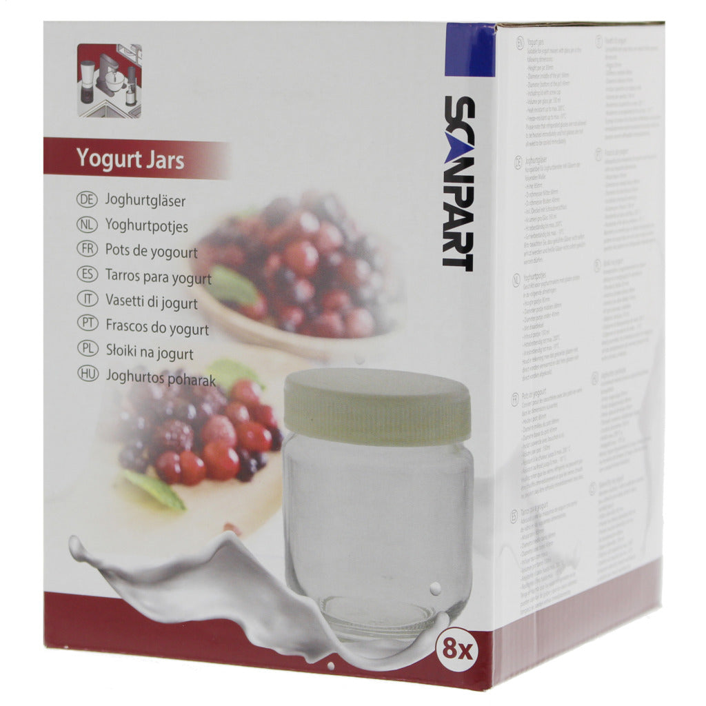 Scanpart Scanpart Pots De Yaourt 150ml 8 Pièces