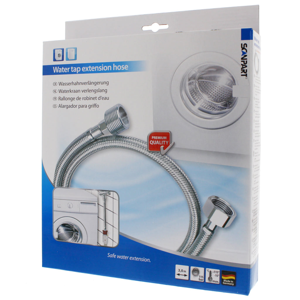 Tuyau de rallonge de robinet d'eau Scanpart 3m
