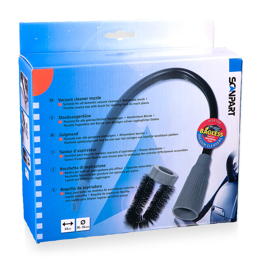 Scanpart 1190040070 f172 cleanflex tête de brosse à buse universelle 30-36