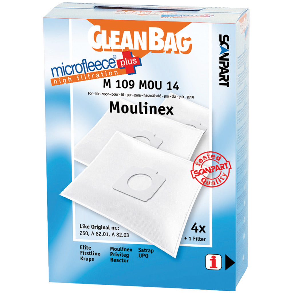 Sac à poussière Scanpart micropolaire+ moulinex compact