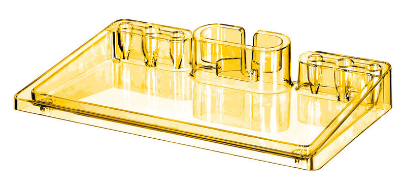 Han ha-17470-71 organiseur de bureau i-step transparent orange vif