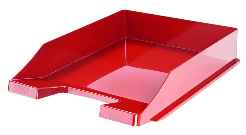 Han ha-1027-s-17 bac à courrier a4 standard en plastique rouge