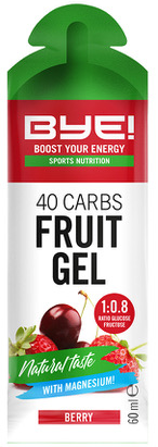 Au revoir! 40 glucides de gel de fruits baies (boîte de 12 pièces)