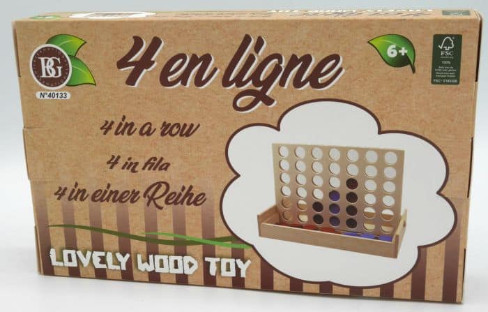 Intro jeu de 4 en bois à la suite