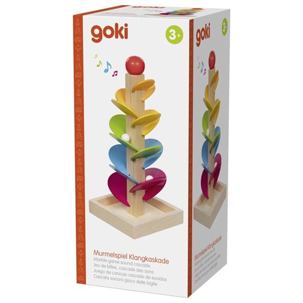 Knikker spel geluid cascade, met 2 knikk