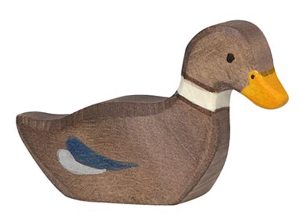 Canard Holztiger, nageant. 6 cm. 6x1,9