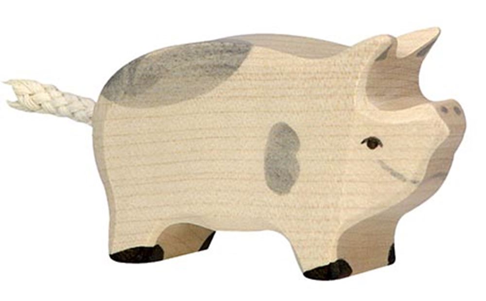 Cochon Holztiger, repéré. 6,5cm.