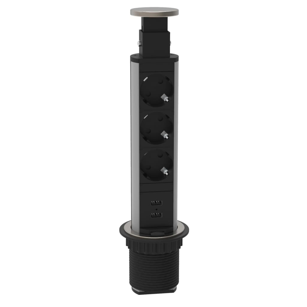 Socket schütte construit -in triple e1 noir