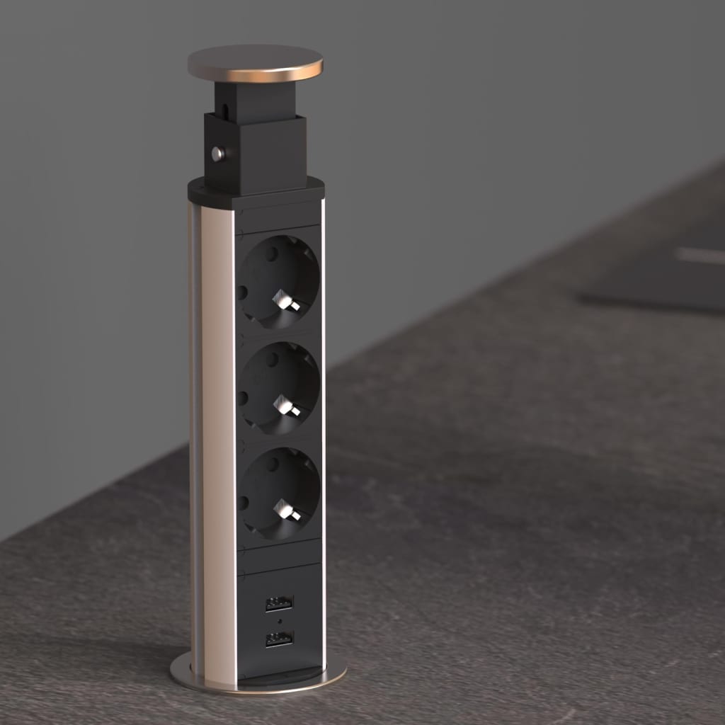Socket schütte construit -in triple e1 noir