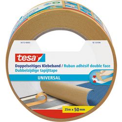 Tesa ruban adhésif double face universel polyvalent emballage décoration tapis - 25m x 50mm
