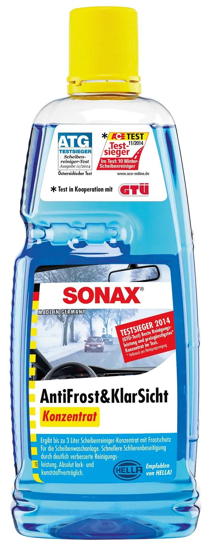 Sonax liquide pour vitres antigel antigel transparent antirouille 1 l