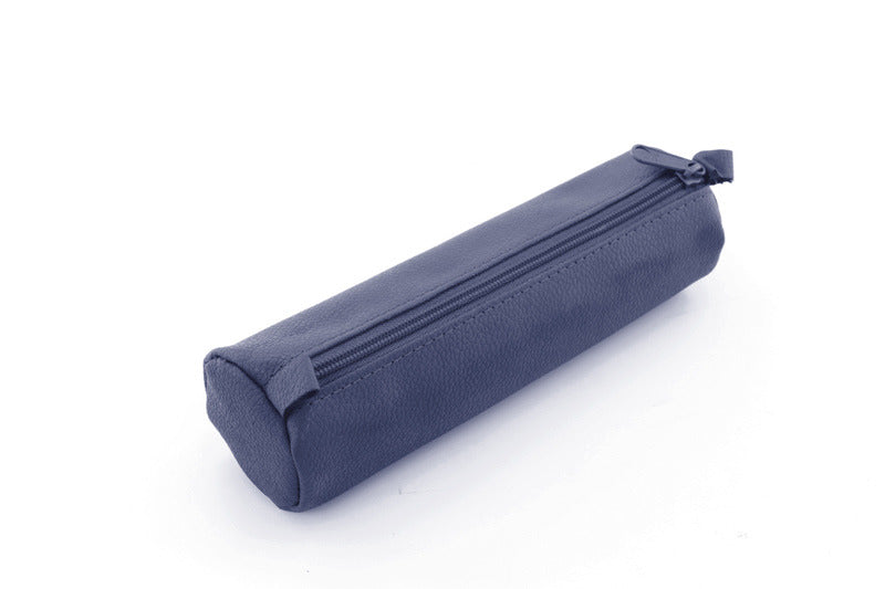 Juscha ju-43139 étui à stylos alassio cuir véritable bleu 21x6cm