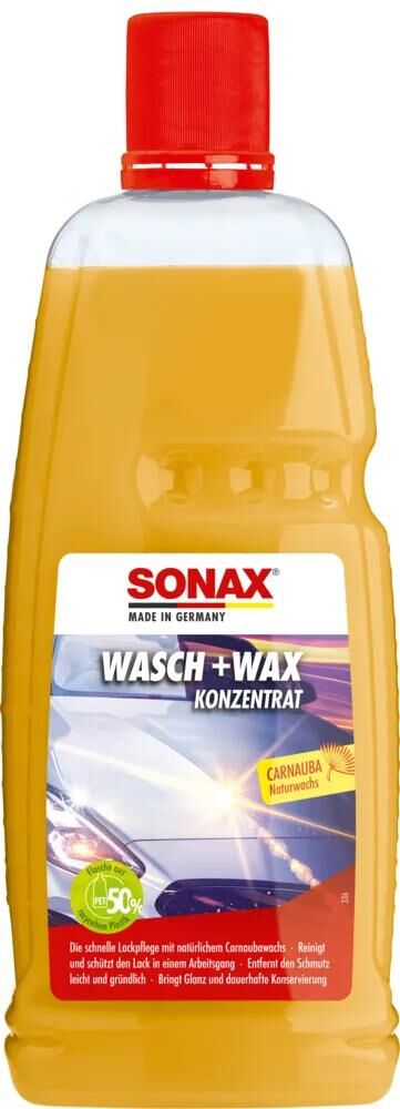 Sonax shampoing voiture cire de lavage cire de lavage 1 l bouteille pet