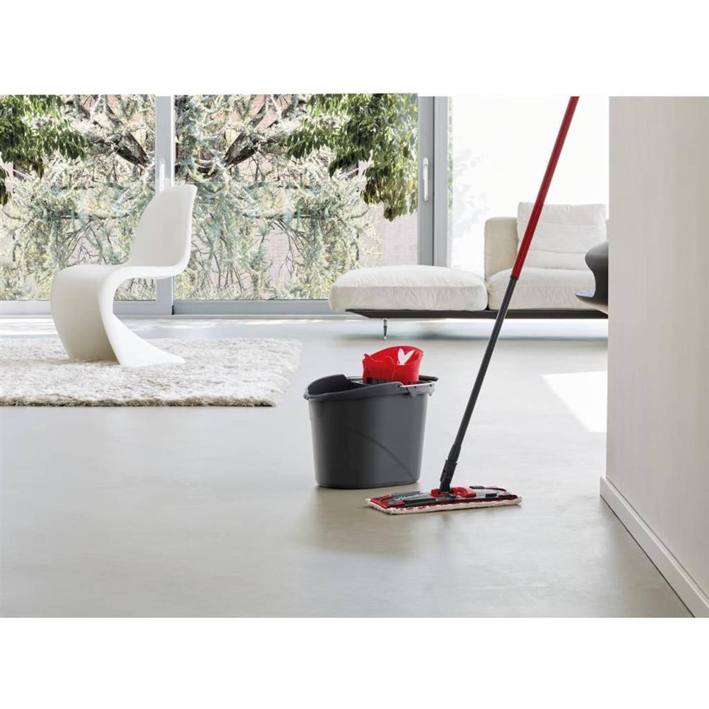 Vileda ultramax power 2in1 essuie-sol rouge noir